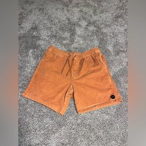 RVCA Mens Large Daylight Light Cord Shorts